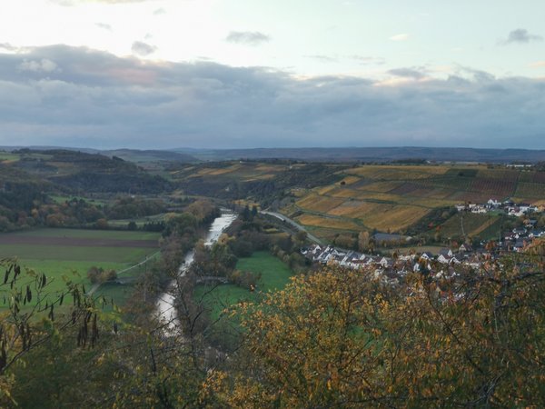 Blick auf Norheim und die Nahe